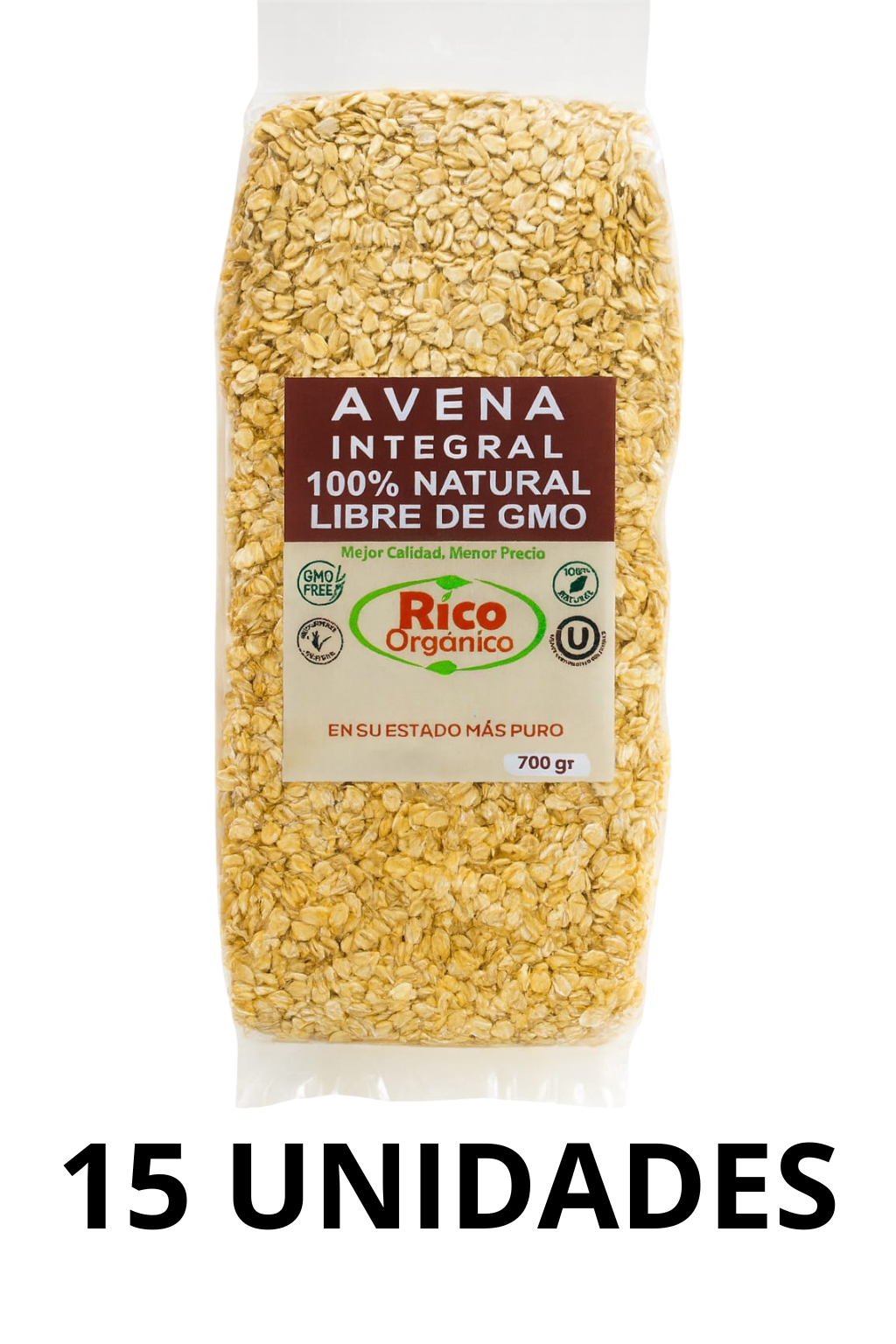 Avena Integral RicOrganico Pack 15