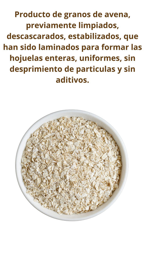 Avena Instantánea 700 Grs Libre De Gmo (semillas NO manipuladas geneticamente), Certificación Kosher.